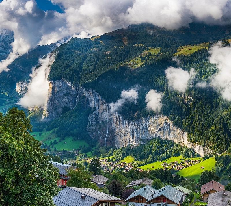Горные пейзажи Швейцарии и активный отдых