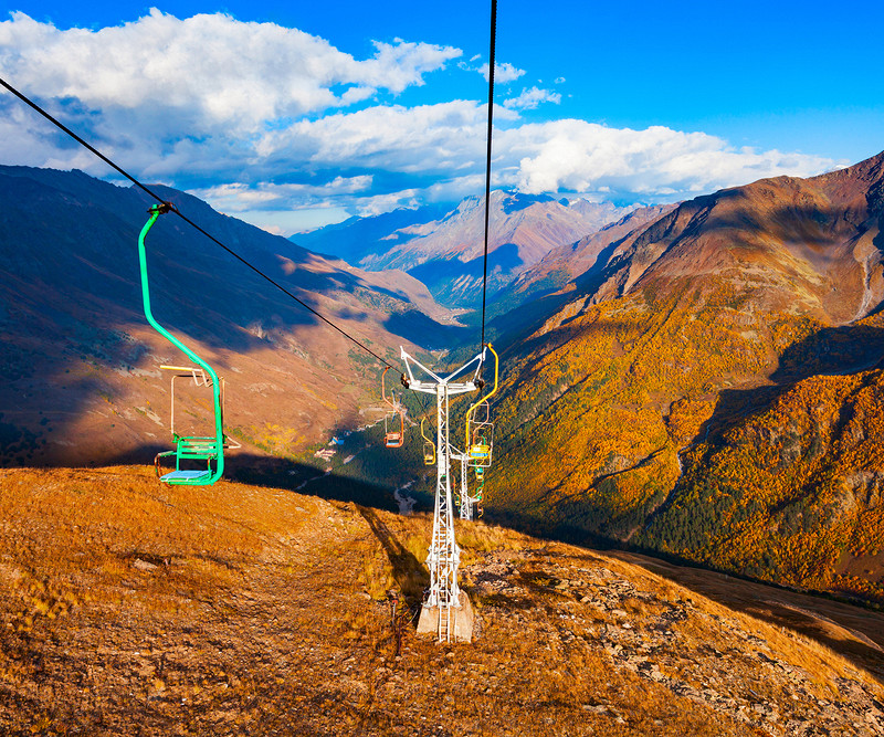 На Эльбрусе произошел обрыв канатной дороги