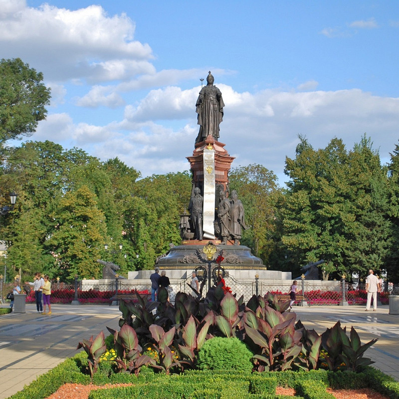 Памятник Екатерине 2 В Краснодаре Фото
