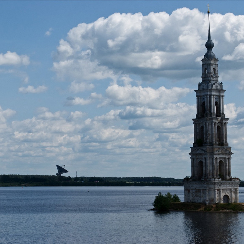 Клязьма затопленная Церковь