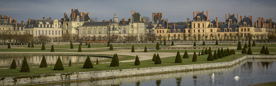 Вид на замок Фонтенбло