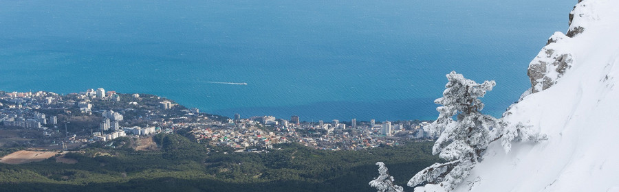 Алупка, зима