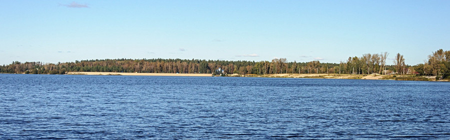 Городское водохранилище в городе Гусь-Хрустальный