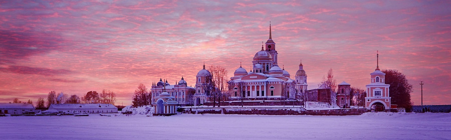 Нилова пустынь, зима
