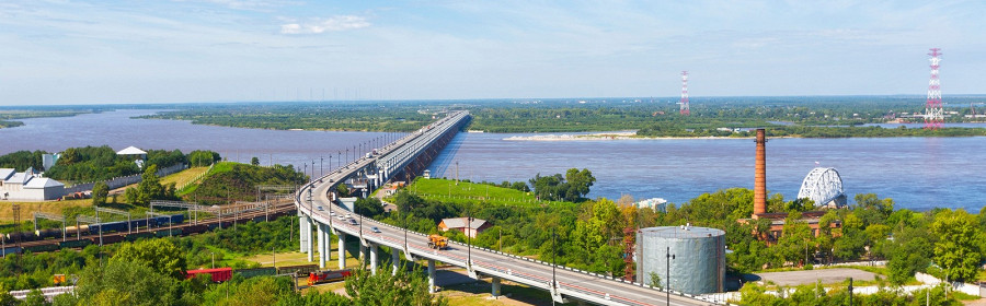 Хабаровский мост через Амур, Хабаровск