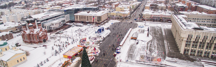 Тула зимой, Россия