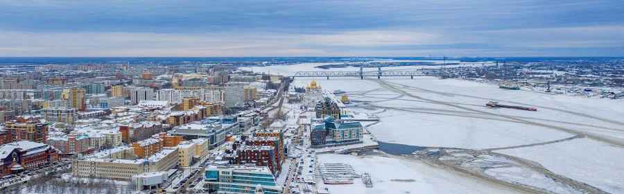 Архангельск, зима