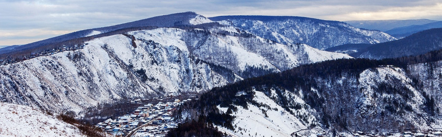 Красноярский край, зима