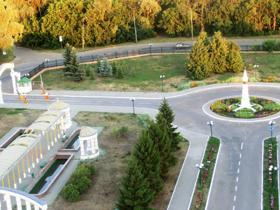 Внутренний двор отеля