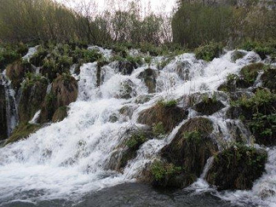 Вода бурлит и пенится