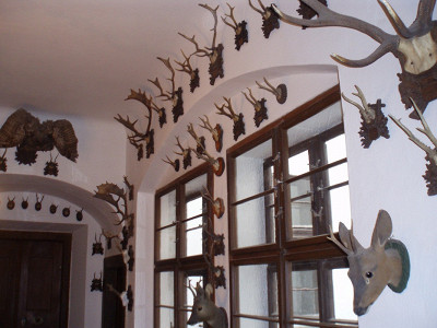 В замке
