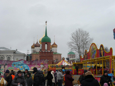 народные гулянья возле Кремля