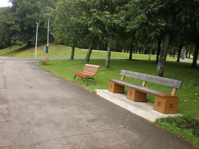 Поющая скамейка на Певческом поле