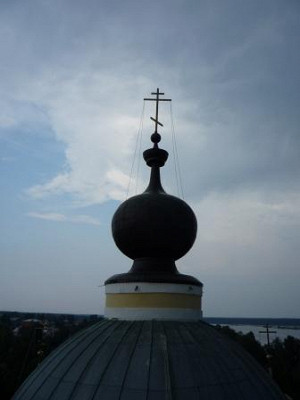 Вид с колокольни.