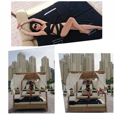 Платная Кабана на пляже JBR