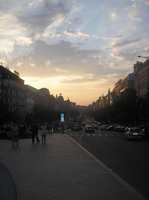 вечерняя площадь