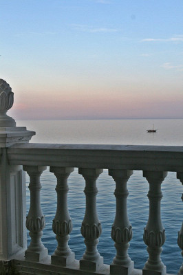 Закат на море