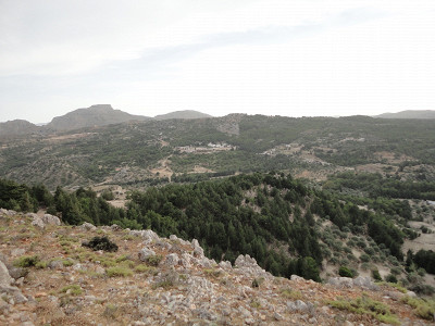Панорама острова с горы Цамбика