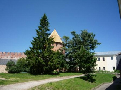 Владычный двор с Владимирской башней