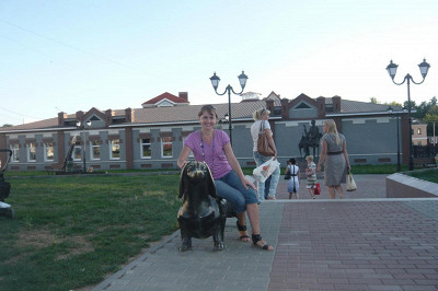 На территории сквера