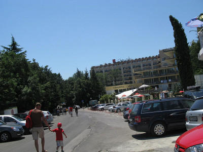 Дорога на бесплатный пляж