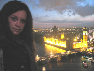 Вид с колеса обозрения «London-eye»