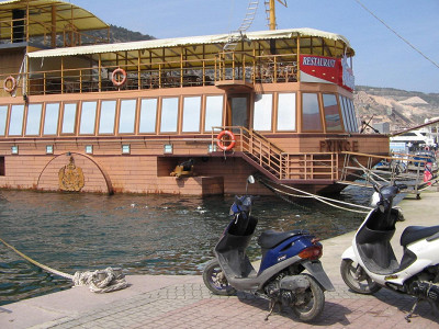 Ресторан "Принц" на воде. Балаклава.