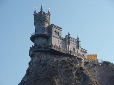 Ласточкино Гнездо с моря