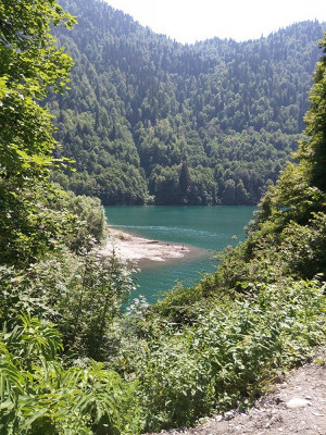 Вид от Молочного водопада