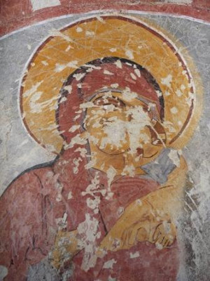 Фреска Богоматерь