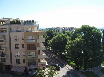 Вид из номера на старый Несебр