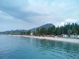 пляж в Новом Афоне