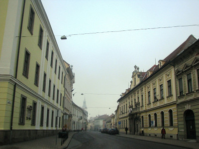 Пустынные улицы Эгера