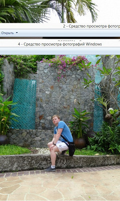 Территория отеля (водопад)