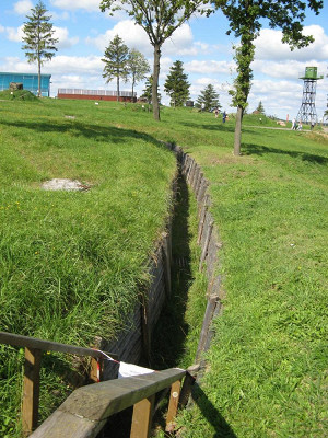 Восстановленная траншея.