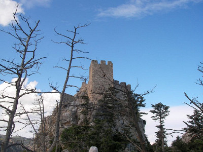 Самая верхняя точка замка Святого Иллариона