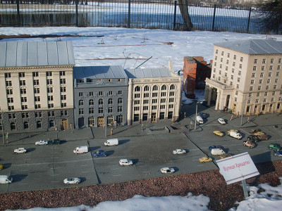 Улица Крещатик в миниатюре
