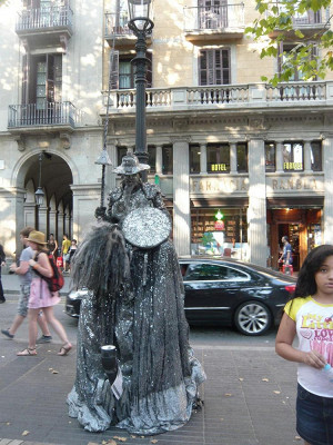 На проспекте Las Ramblas