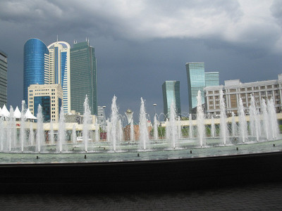 гроза в астане