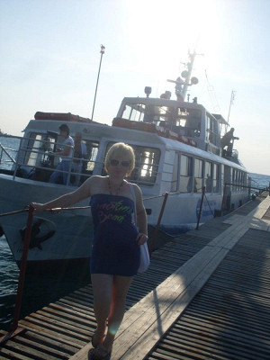 на этом теплоходе мы плавали в открытое море
