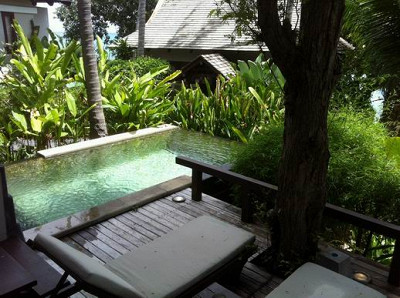 приватный бассейн в pool suite