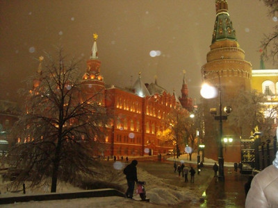 Красная площадь в Моске.Вид с Манежной площади