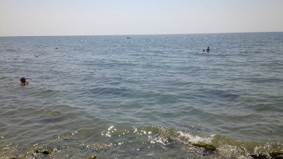 Море в первый день.