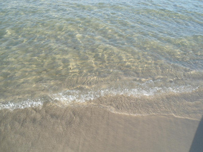 Чистейшая вода Средиземного моря.