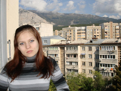 вид из окон на горы
