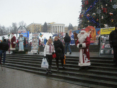 Новогодние гулянья на Крещатике