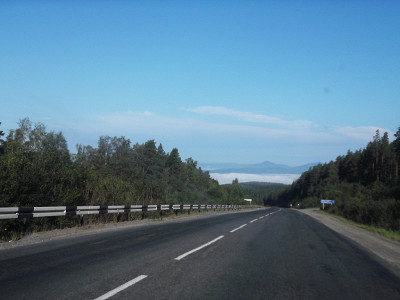 Дорога в Абзаково