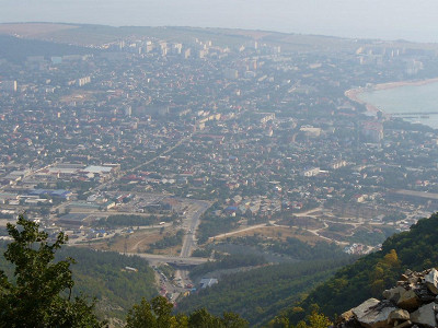 Вид на город со смотровой площадки