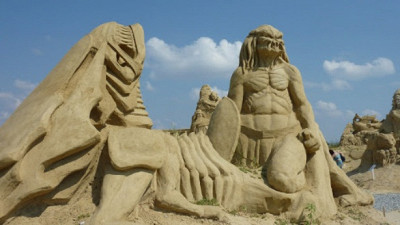 Фестиваль песчаных скульптур в Бургасе