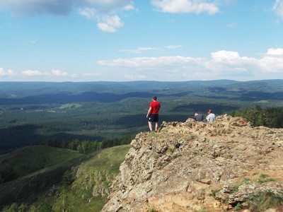 На горе в Абзаково